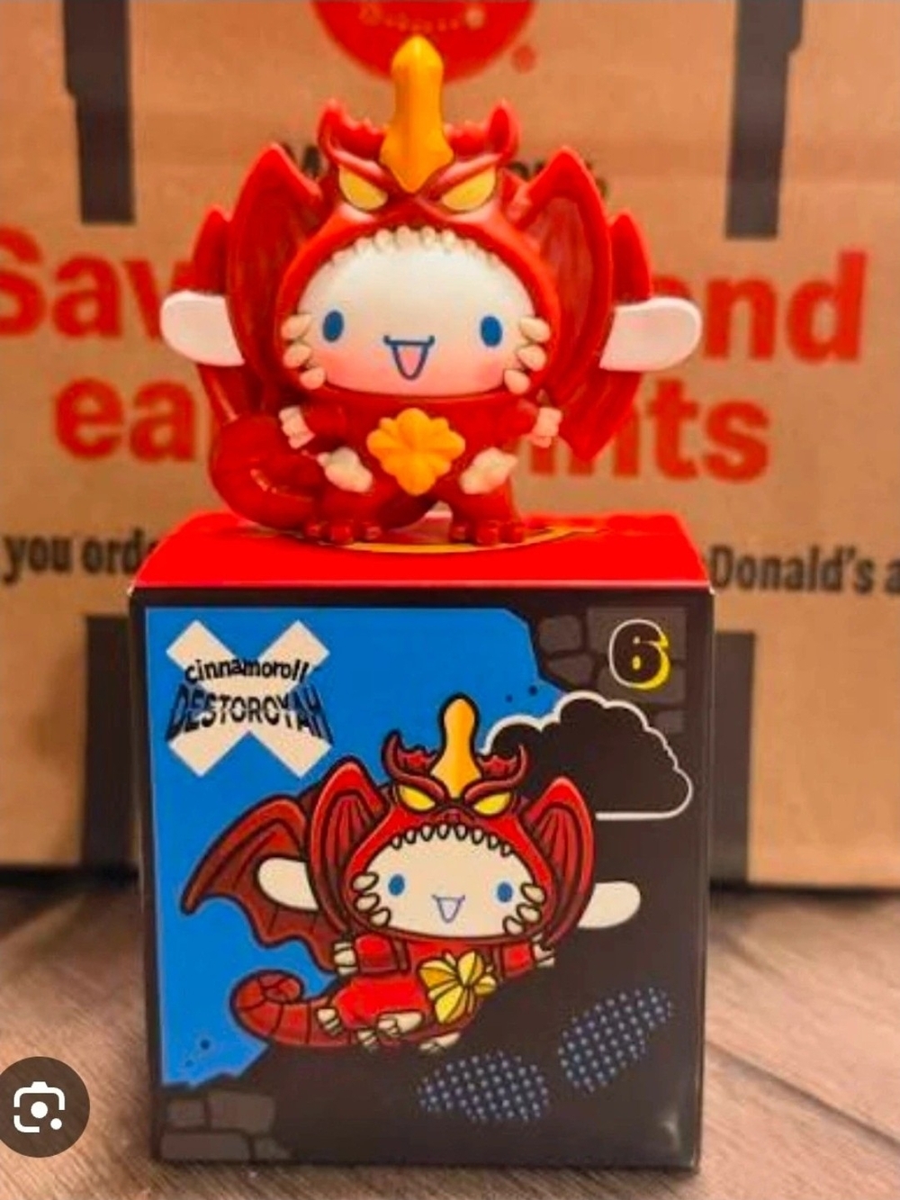 Sanrio Cinnamoroll x Godzilla Collectible Figure